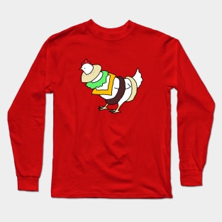 Chicken Burger Long Sleeve T-Shirt